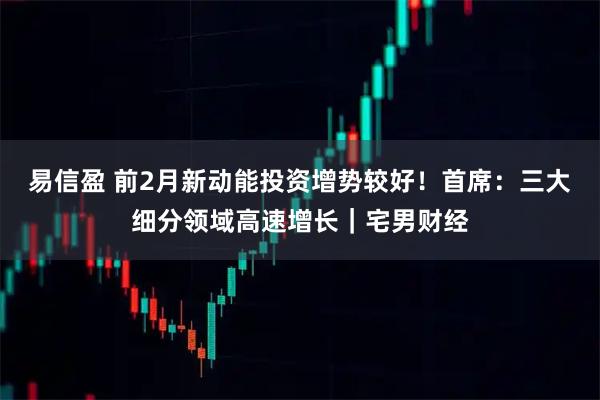 易信盈 前2月新动能投资增势较好！首席：三大细分领域高速增长｜宅男财经